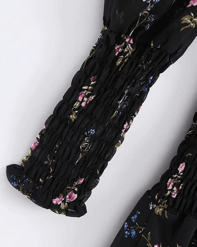 Minikleid Fiori Neri
