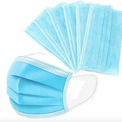 Hygienemasken Einwegmasken Blau Erwachsene