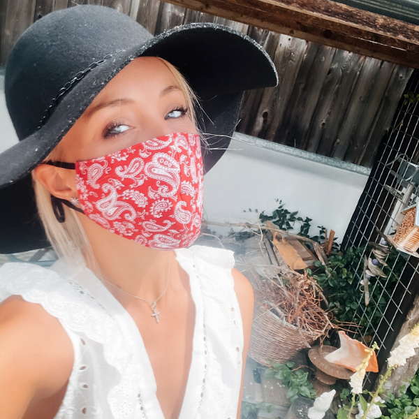 Reverse Maske Bandana Dark