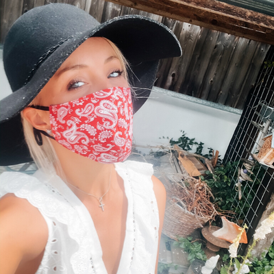 Reverse Maske Bandana Dark