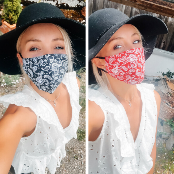 Reverse Maske Bandana Dark