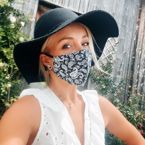 Reverse Maske Bandana Dark