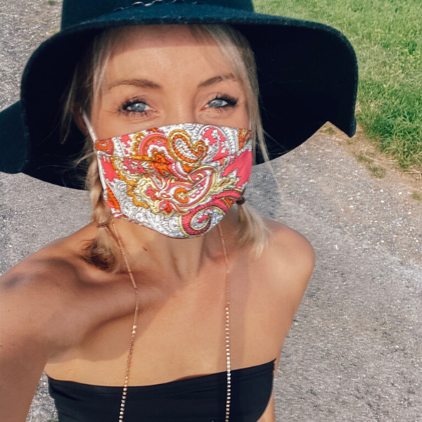 Mundschutz Stoffmaske Fashion Style Bandana Ehtno Bohemian 