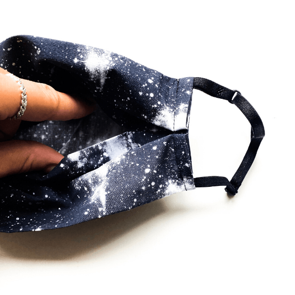 Baumwolle Maske Space Art