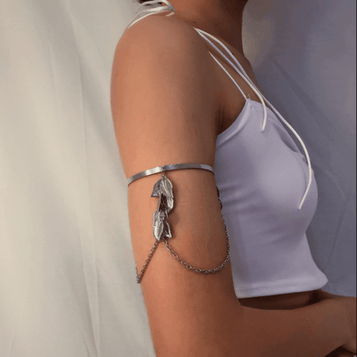 Oberarmreifen silber Boho Accessoires