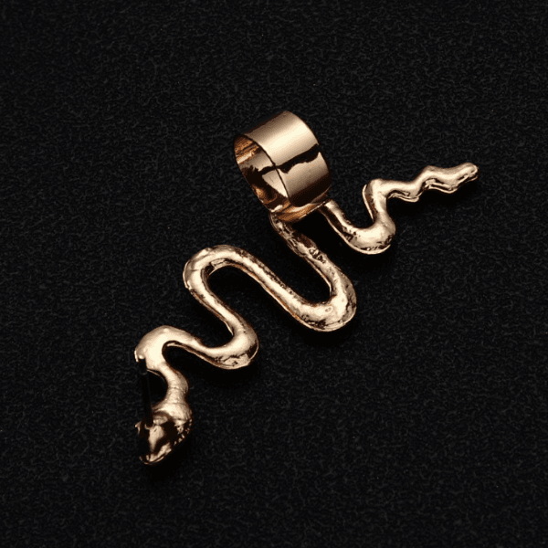 Ohrring Ear Cuff Snake