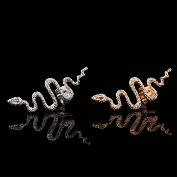Ohrring Ear Cuff Snake