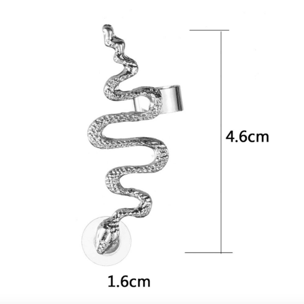 Ohrring Ear Cuff Snake