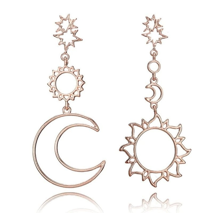 Ohrringe mit Mond Sternen und Sonne Symbolen - Boho Modeschmuck Schweiz online kaufen
