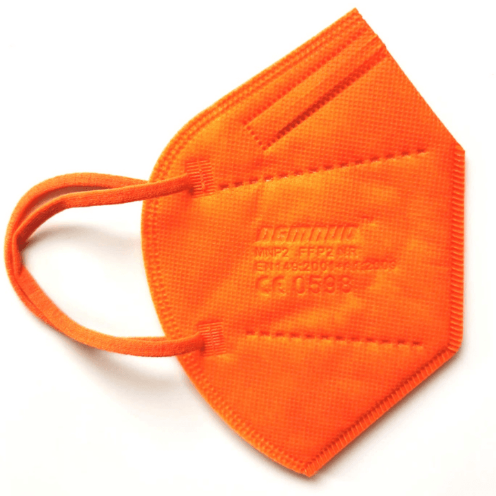 FFP2 Atemschutzmasken in orange - Farbige FFP2 Masken Schweiz