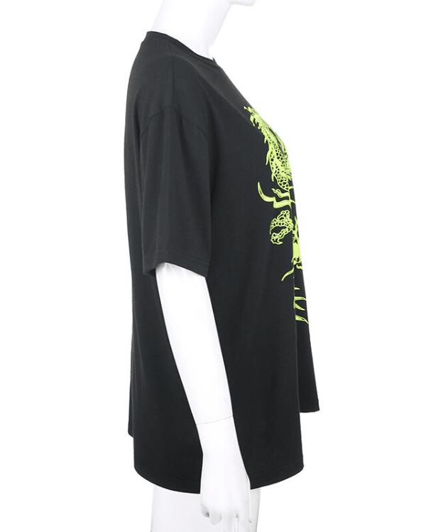 Oversize T-Shirt Japan Drachen Dragon