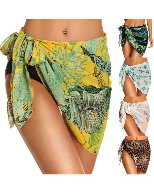 Pareo Sarong Tropische Farben und Muster - Beach Cover-Up Pareos 