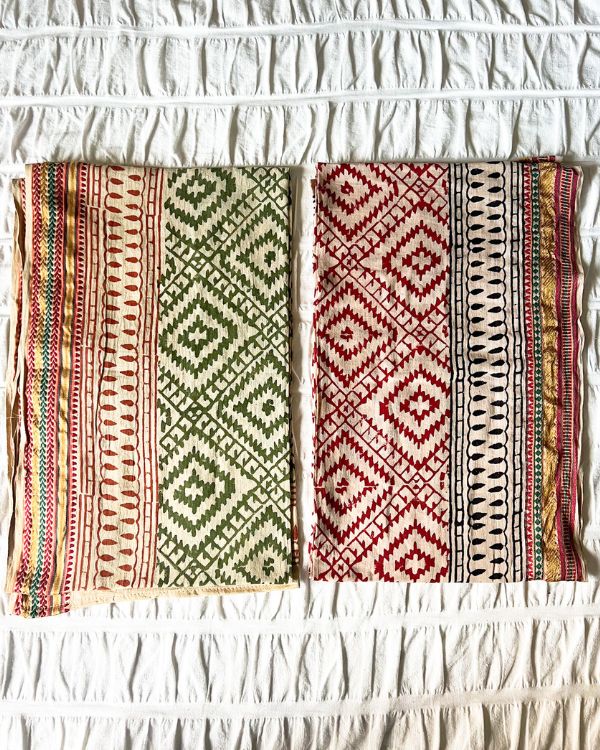Boho Hippie Pareo Tuecher mit geometrischen Mustern - Multifunktionale Tuecher online bestellen 