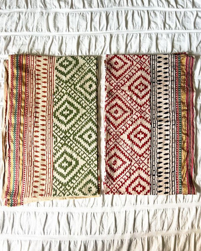 Boho Hippie Pareo Tuecher mit geometrischen Mustern - Multifunktionale Tuecher online bestellen 
