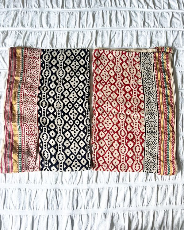 Multifunktionale Pareo Tuecher aus Baumwolle mit geometrischen Boho Mustern Prints