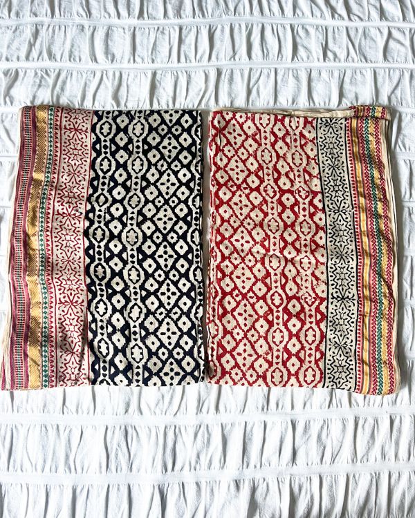 Multifunktionale Pareo Tuecher aus Baumwolle mit geometrischen Boho Mustern Prints