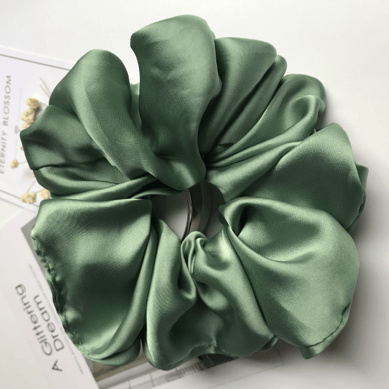 Gruenes Scrunchie Haargummi Schweiz kaufen