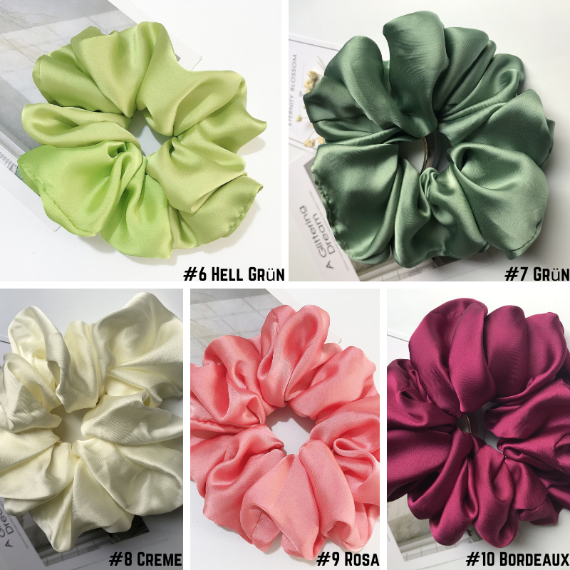 Scrunchie Haargummi in diversen Farben