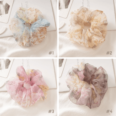 Mesh Transparente Scrunchie Auswahl