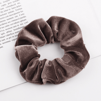 Scrunchie braun Haargummi Velvet Samt Schweiz