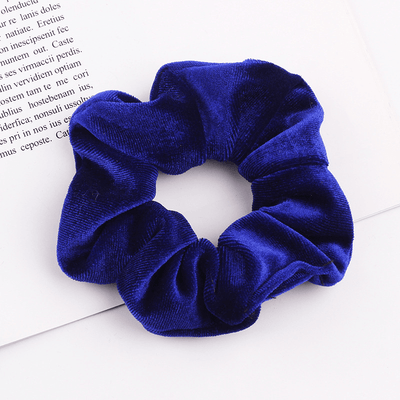 Scrunchie koenigsblau Haargummi Velvet Samt Schweiz
