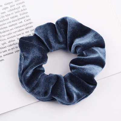 Scrunchie petrol Haargummi Velvet Samt Schweiz