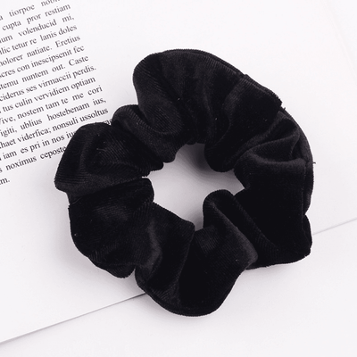 Scrunchie schwarz Haargummi Velvet Samt Schweiz