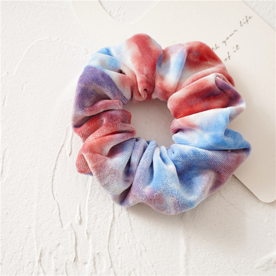 Scrunchie blau Batik Style