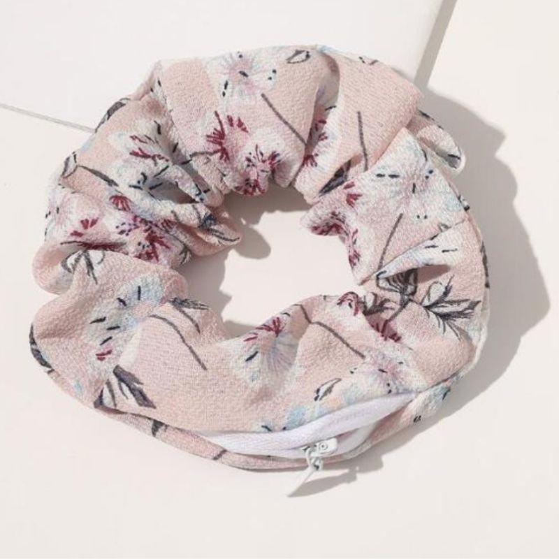Blumen Scrunchies aus Stoff