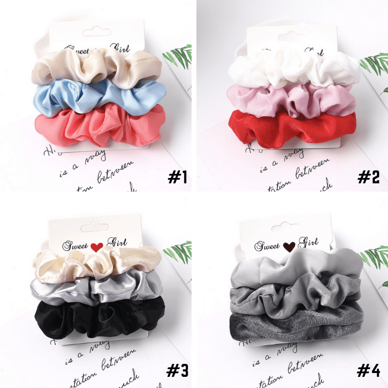Scrunchies Sets für deine Haare