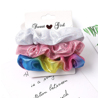 Scrunchies in vielen Farben und Metallic Style Stoffen