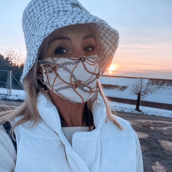 Maske aus Seide Catena Deluxe