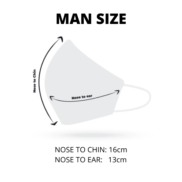Gesichtsmaske Herren 