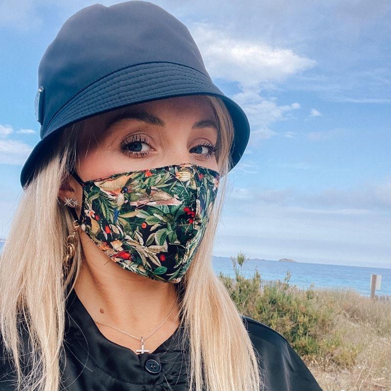 Paradise Style Fashion Seidenmasken - Waschbare und wiederverwendbare Stoffmasken aus Maulbeer Seide