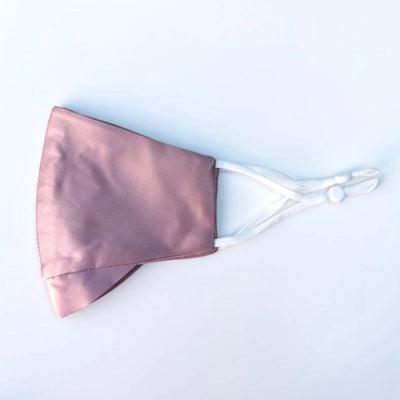Rosa Seidenmaske Kinder und Erwachsene - Kindermasken aus Seide - Maulbeer Seide Mulberry Silk Mundschutz Masken Textilmasken Schweiz