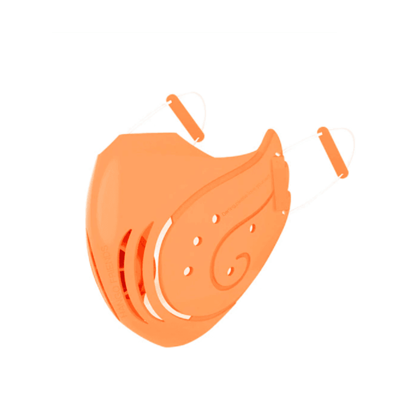 orange Designer Mundschutz Maske für Erwachsene online kaufen