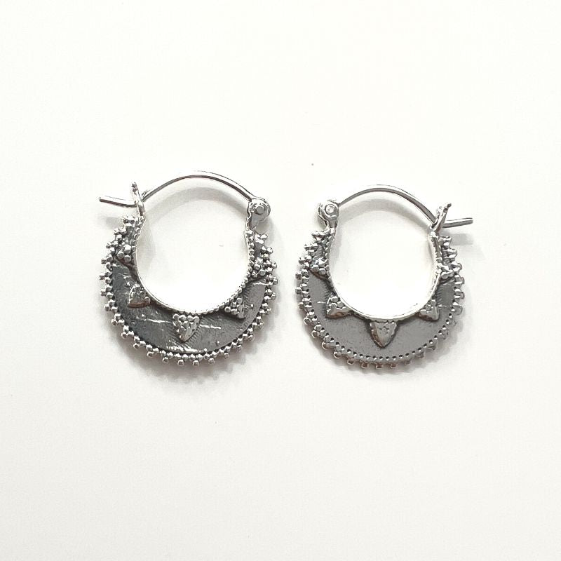 Boho Ethno Hippie Sterling Silber 925 Ohrringe 