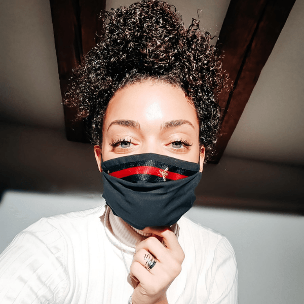 Fashion Stoffmaske Schweiz | Stoffmaske in "Gucci" Ähnlichem Style