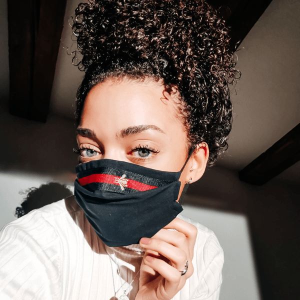 Fashion Stoffmaske Schweiz | Stoffmaske in "Gucci" Ähnlichem Style