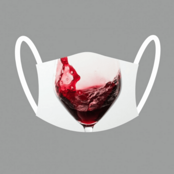Stoffmaske Winelover