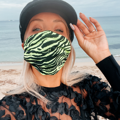 Stoffmaske Animal Print Zebra Muster | Maske Covid19 Schweiz kaufen | Fashion Style Designer Maske