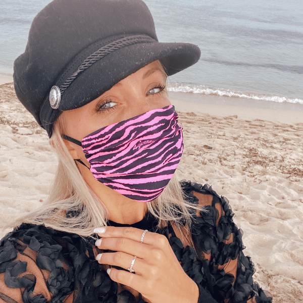 Stoffmaske Animal Print Zebra Muster | Maske Covid19 Schweiz kaufen | Fashion Style Designer Maske