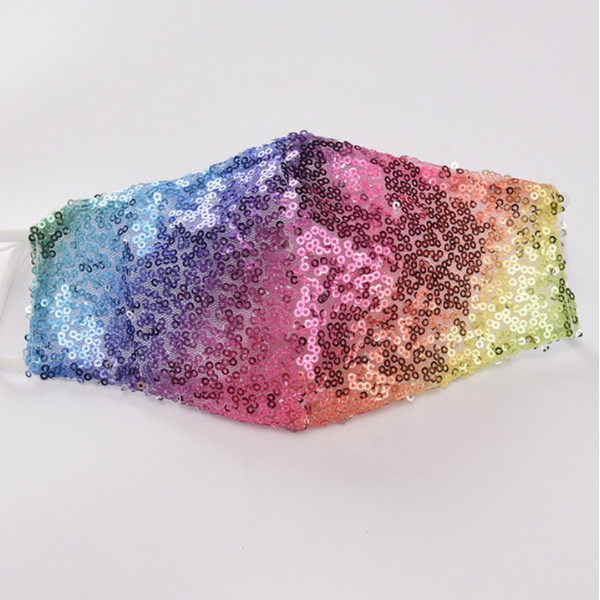 Glitzer Stoffmaske Mermaid