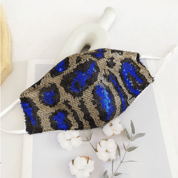 Glitter Leo Pailletten Maske