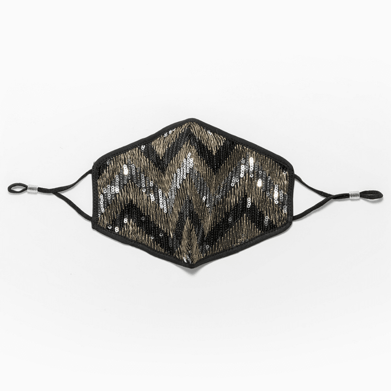 Designer Alltagsmaske mit vielen Details 