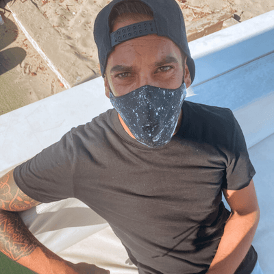 Ketten-Maske Black Universe