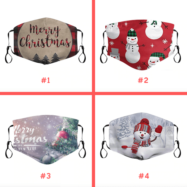 Stoffmaske Winter & Weihnacht Mood