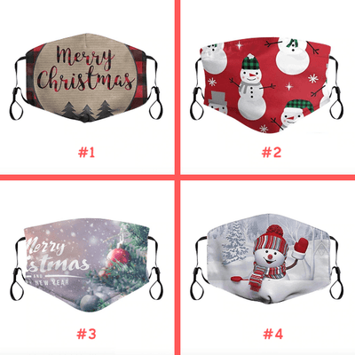 Stoffmaske Winter & Weihnacht Mood