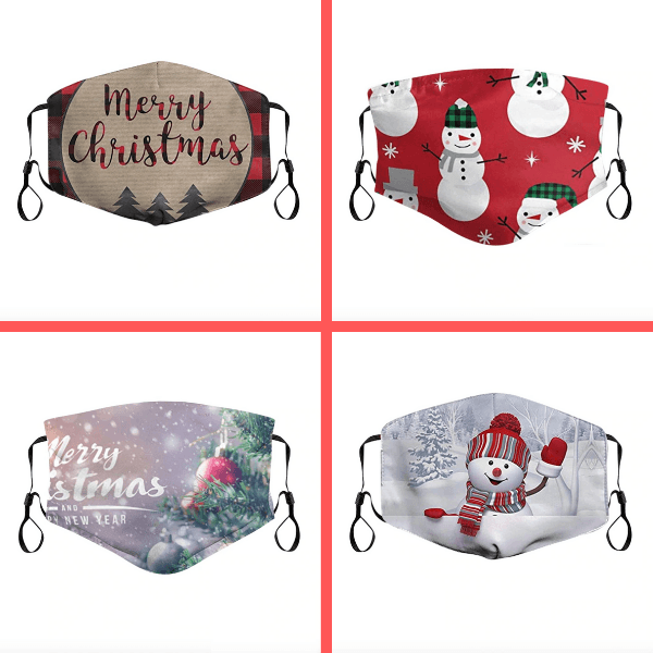 Stoffmaske Winter & Weihnacht Mood
