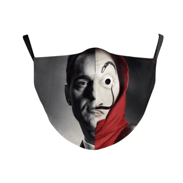 Stoffmaske Haus des Geldes | Maske Haus des Geldes | La Casa del Papel Maske | Netflix Serie Haus des Geldes Masken 